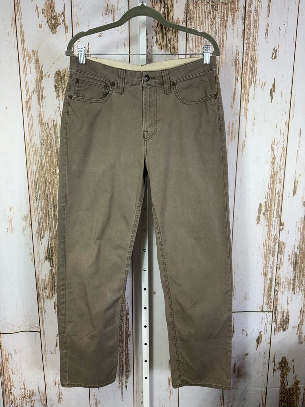 Prana, Casual Straight Khaki Pants - Light Olive. Size 31. Good used condition!